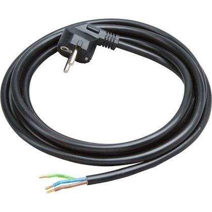 Aansluitsnoer met stekker 3G1,5 mm² - Zwart 3M
